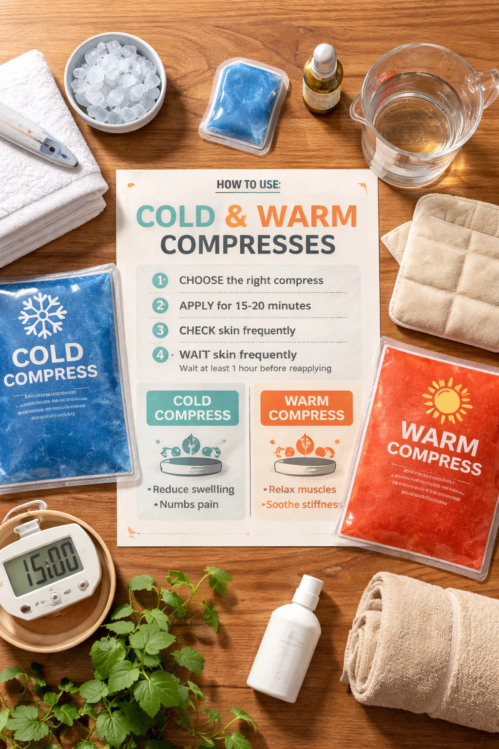 Cold Vs. Warm Compresses: When To Use Each