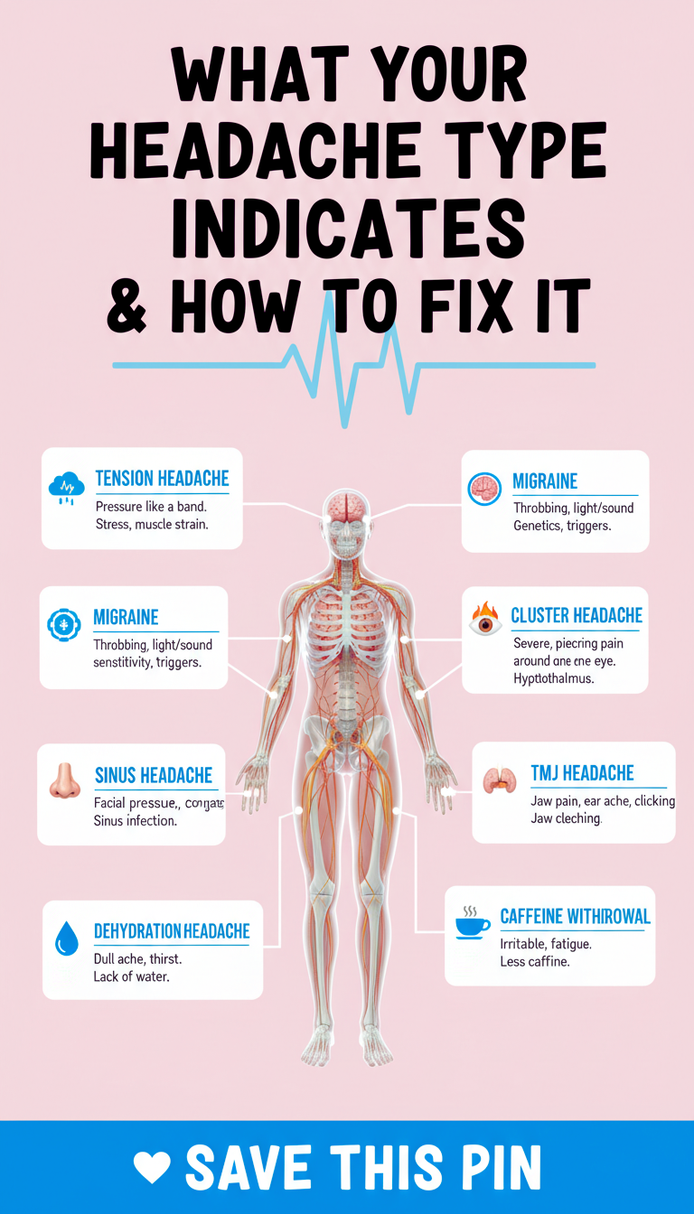 What Your Headache Type Indicates And How To Fix It