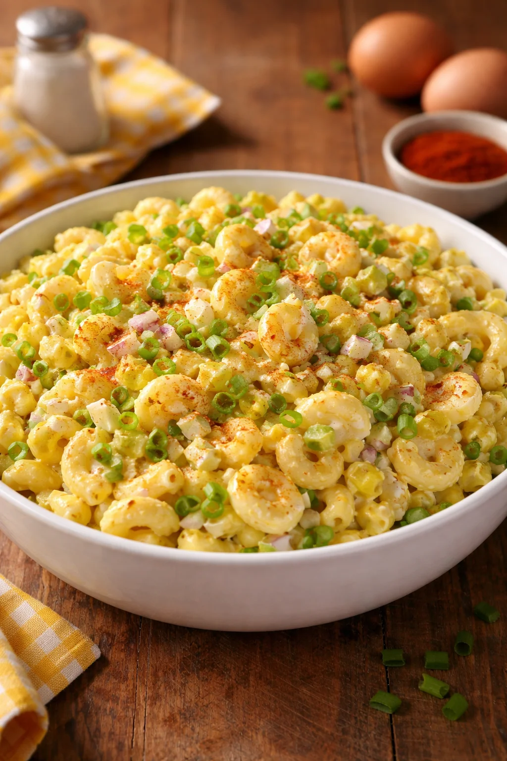 DEVILED EGG PASTA SALAD