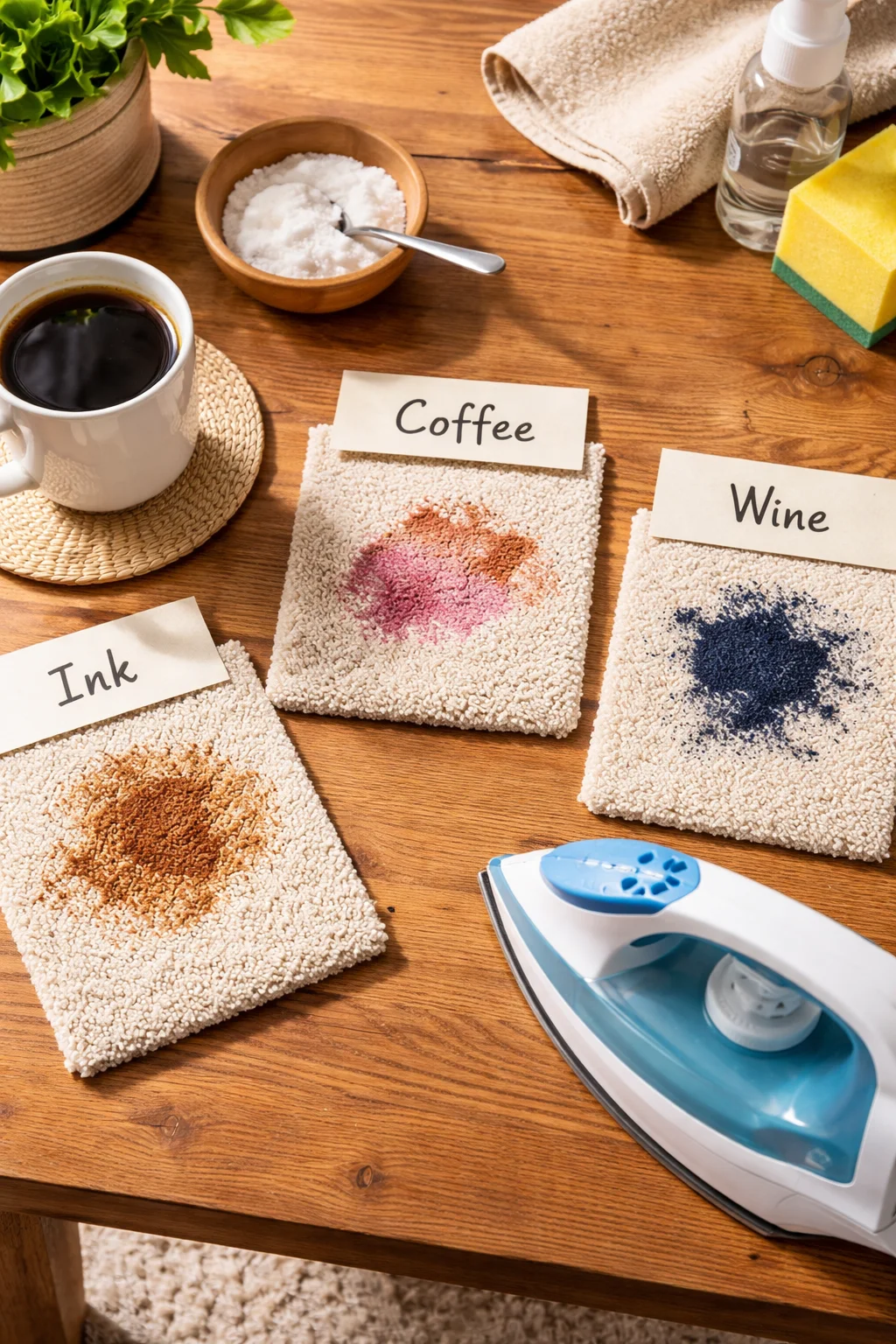Erase Carpet Stains With an Iron?