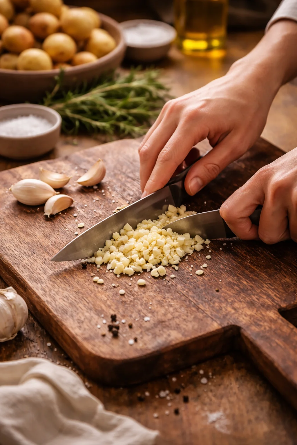 Garlic Butter Steak & Potatoes