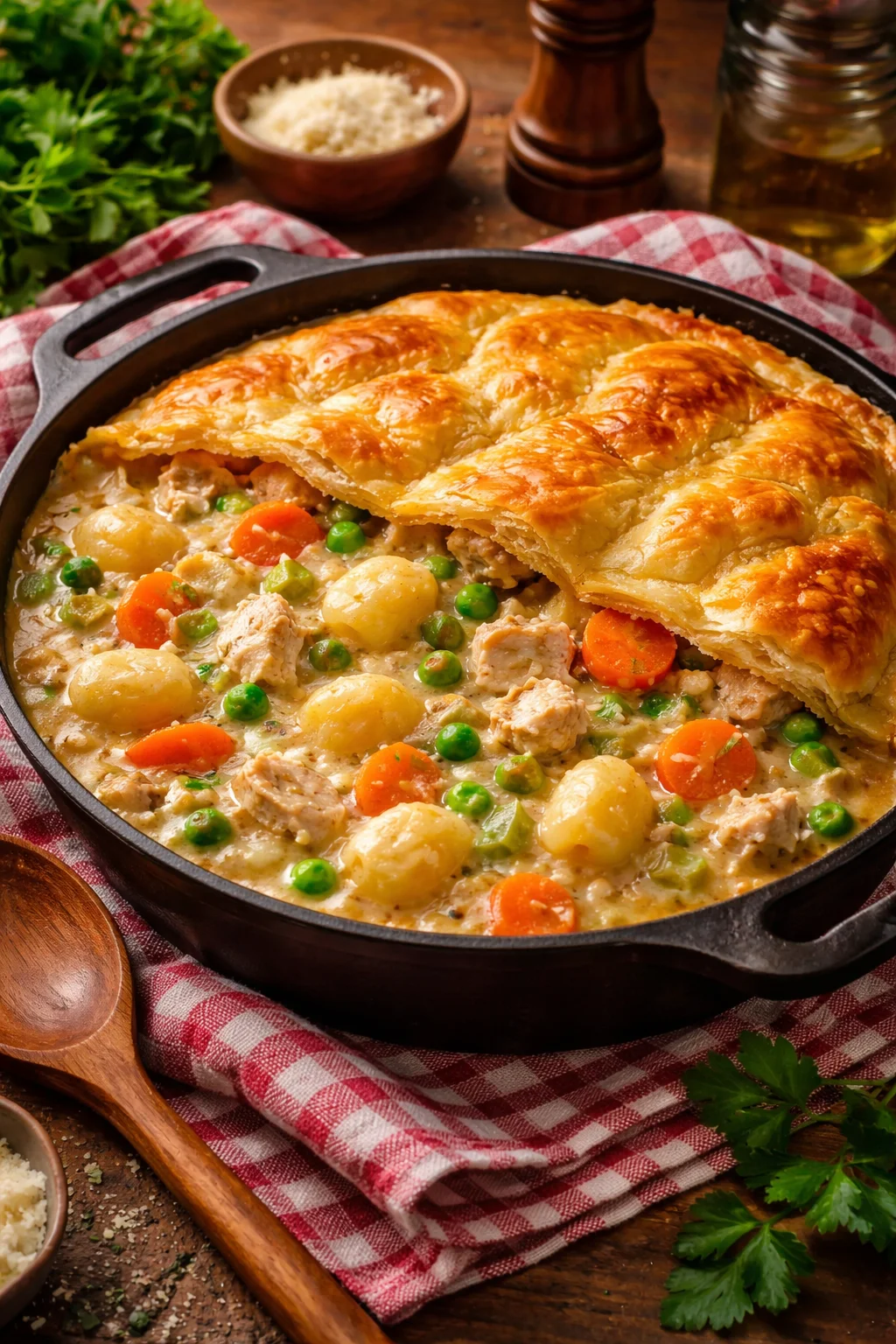 Gnocchi Chicken Pot Pie