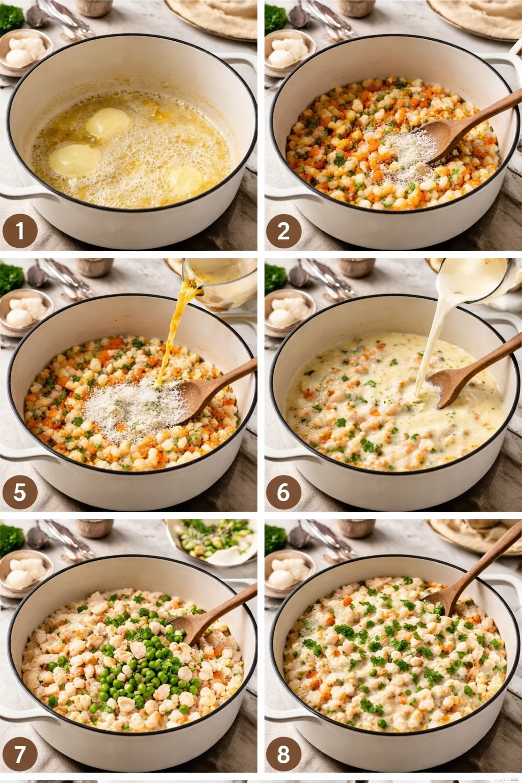 Gnocchi Chicken Pot Pie