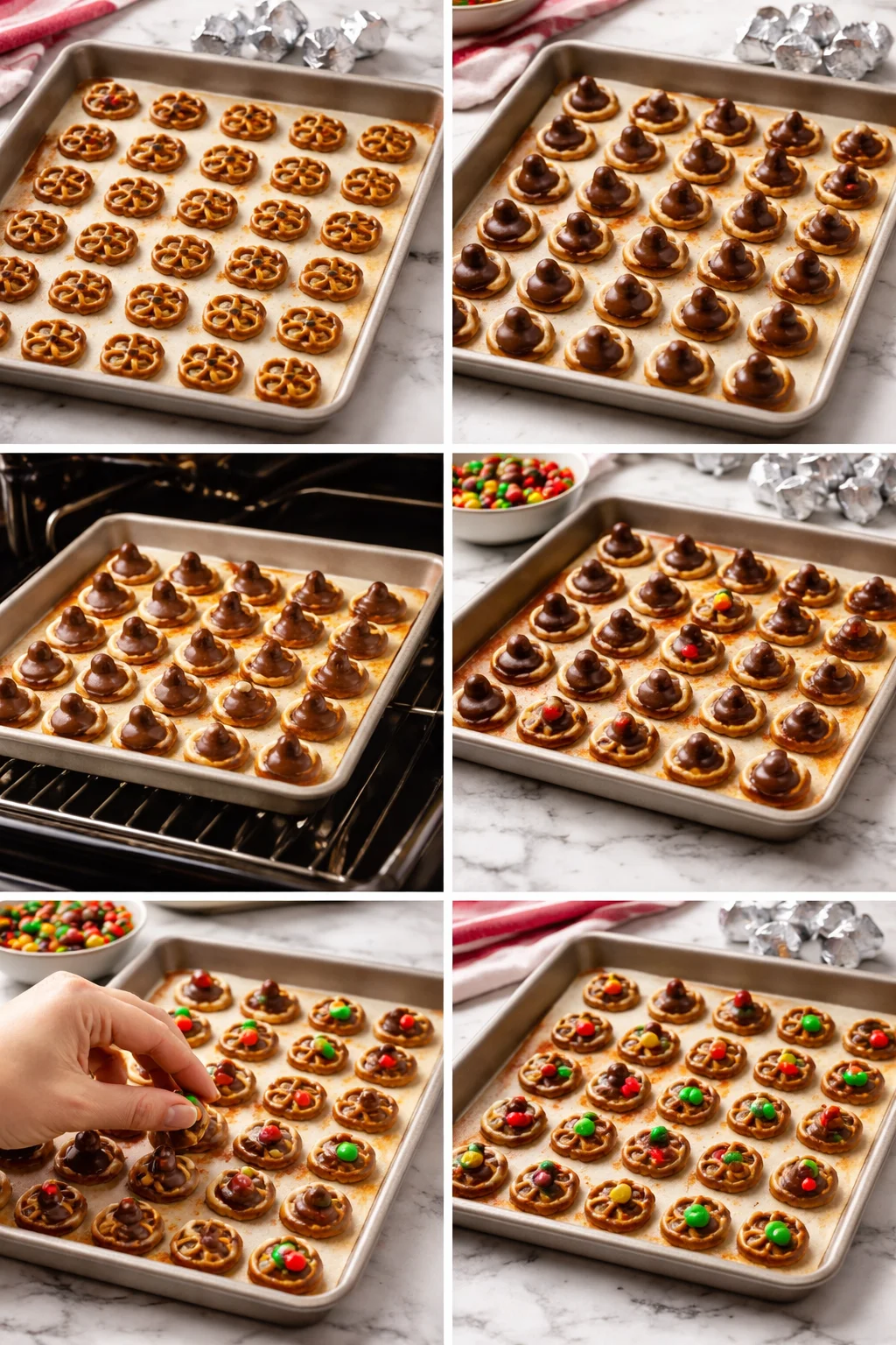 Hershey Kiss Pretzels