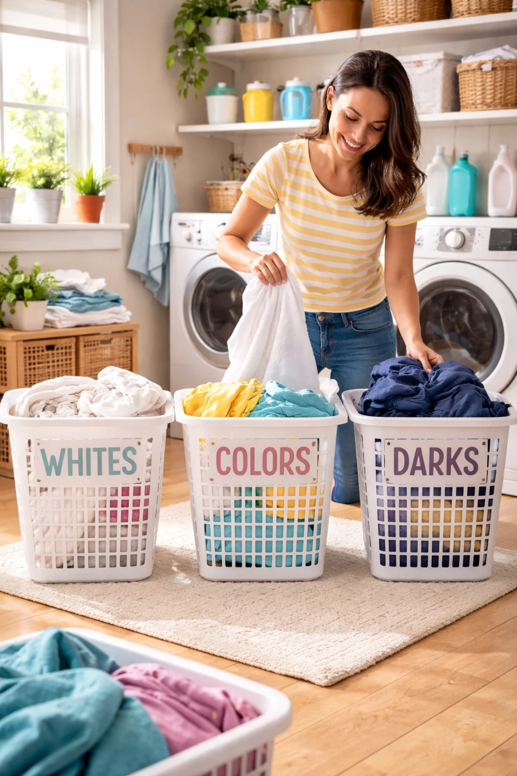 How to Sort & Wash laundry