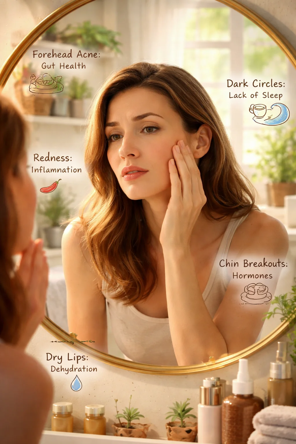 How Your Face Reveals Which part of your body is sick