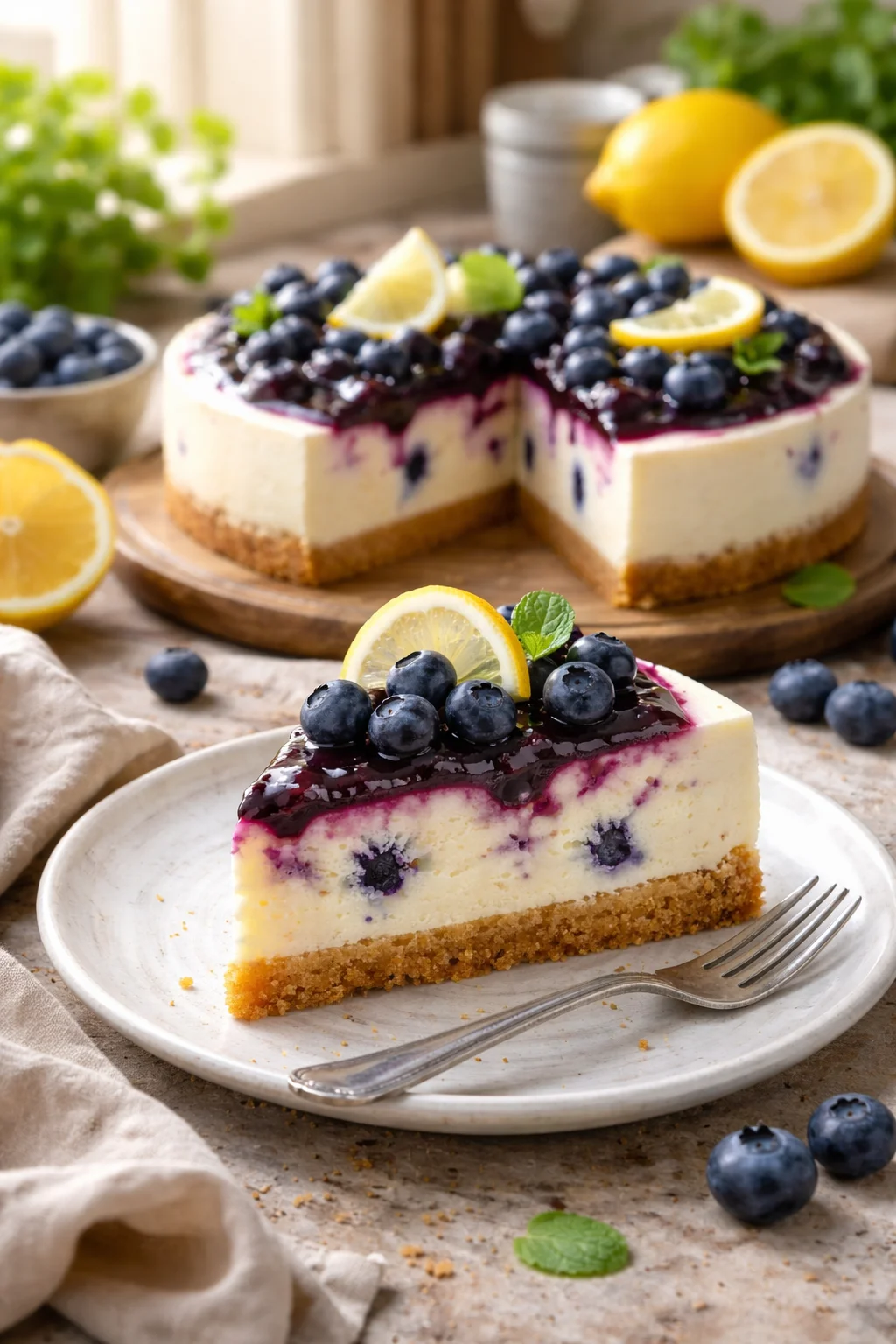 Lemon Blueberry Cheesecake