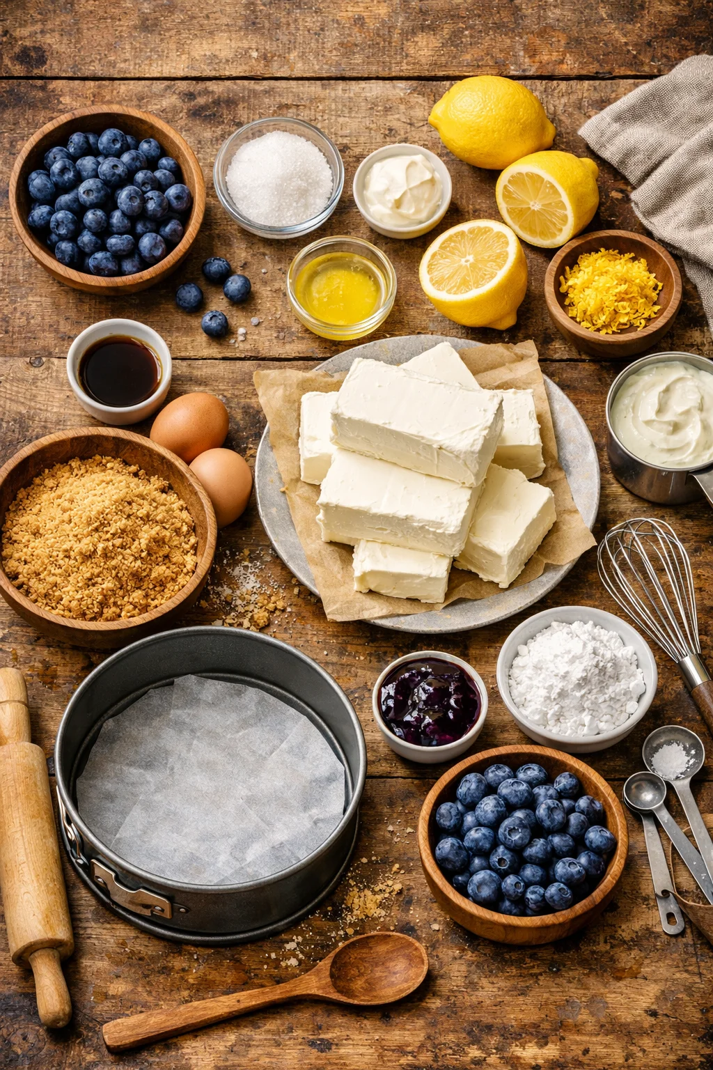 Lemon Blueberry Cheesecake