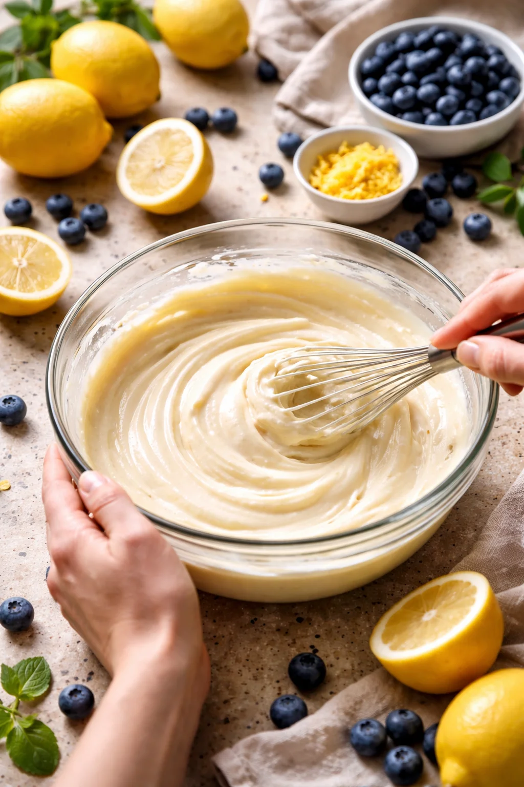 Lemon Blueberry Cheesecake