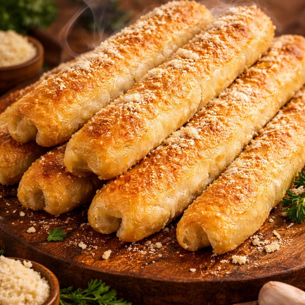 Little Caesar's Crazy Bread with buttery garlic and Parmesan cheese