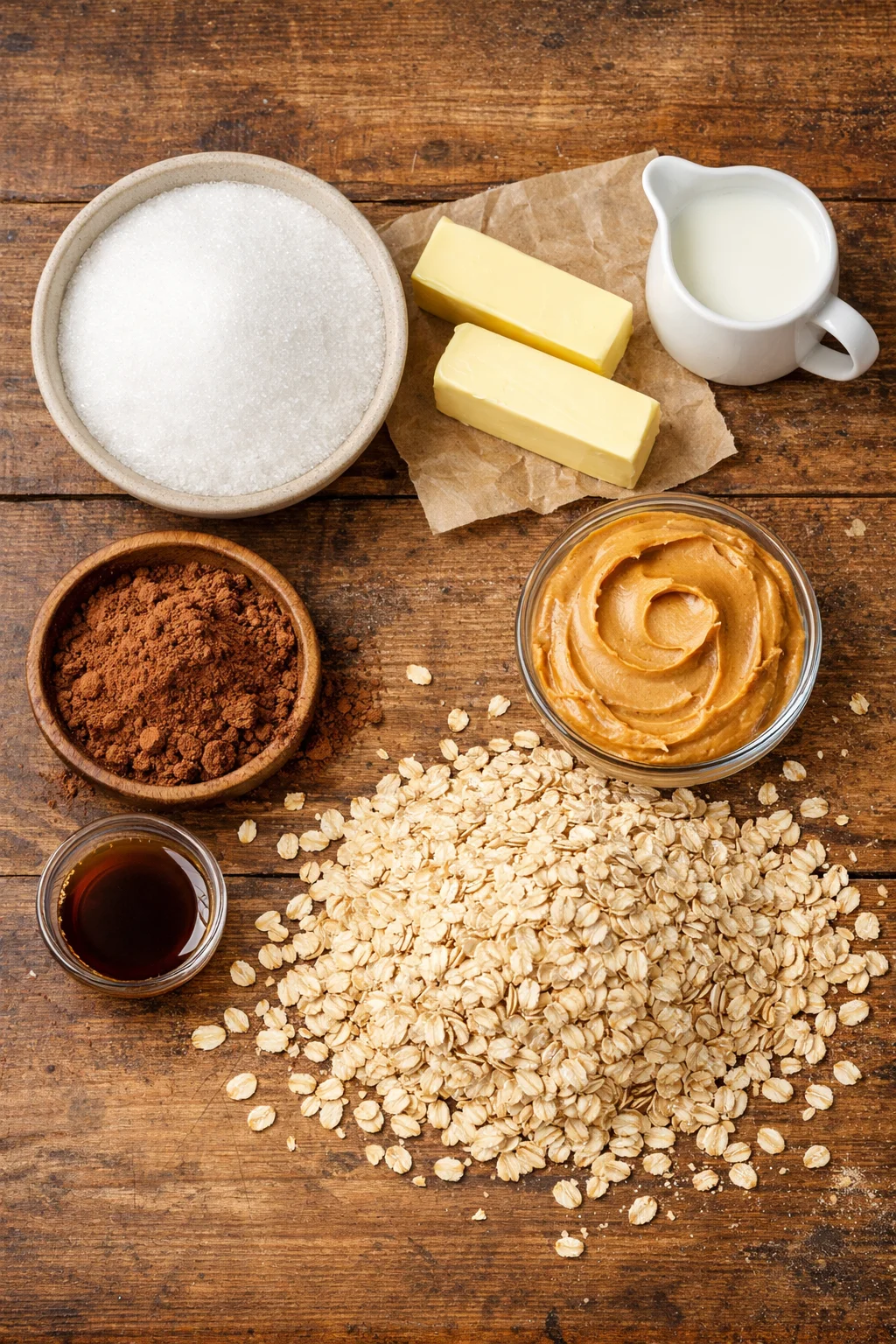 No-Bake Chocolate Peanut Butter Cookies