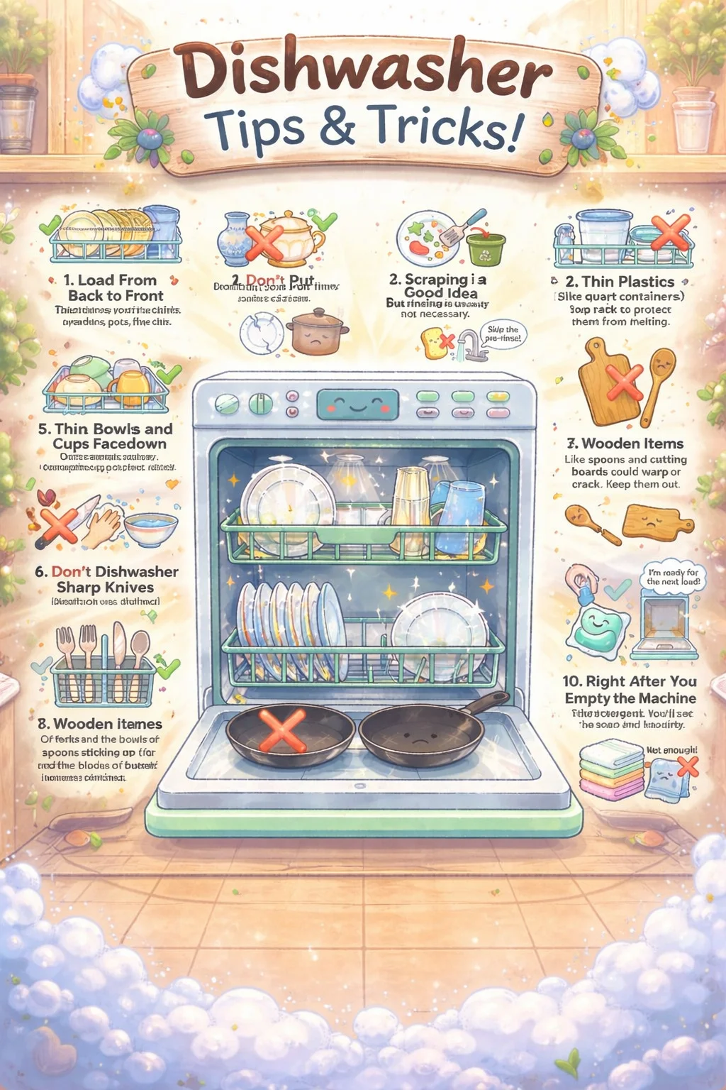 Oh, You Have a Dishwasher? Here are the Guidelines!