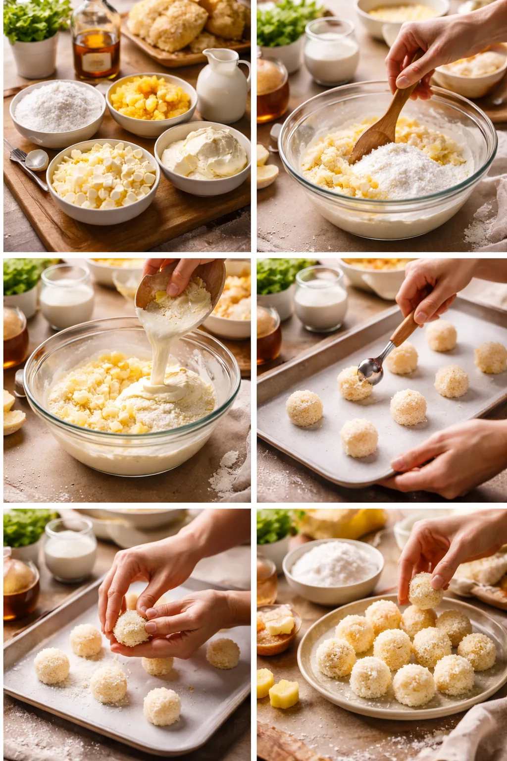 Piña Colada Truffles