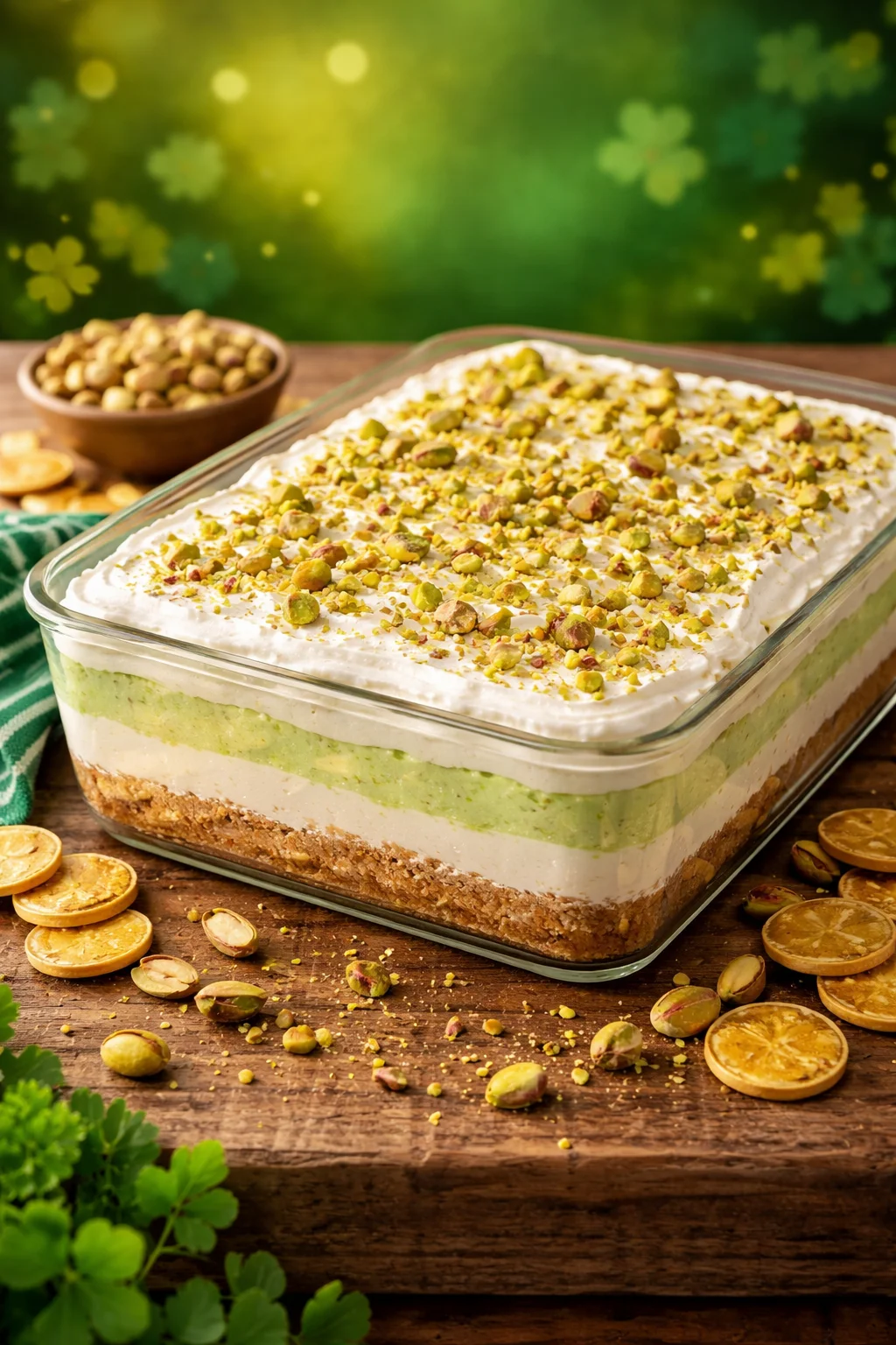 PISTACHIO PUDDING DESSERT
