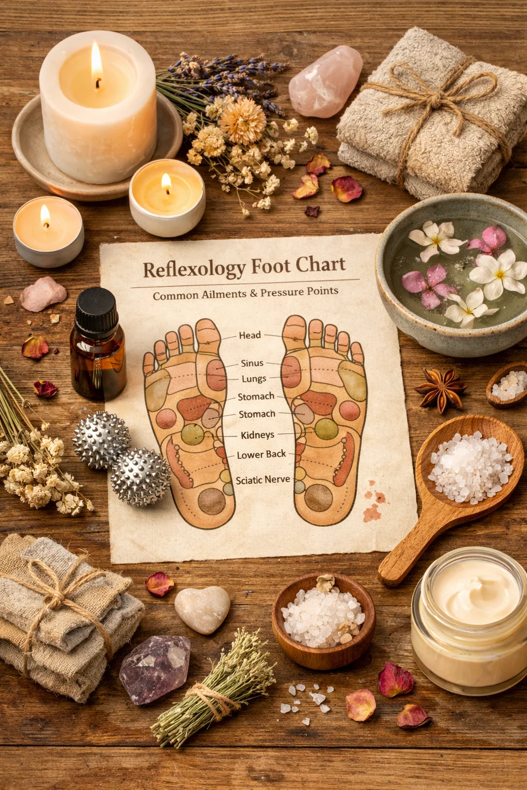 Scalp Reflexology Chart: Understanding Key Points On Your Head