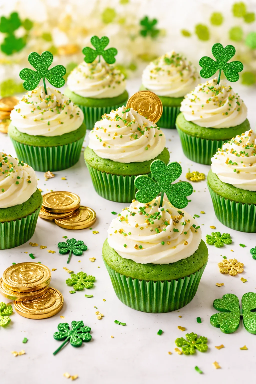 St. Patrick’s Day Green Cupcakes