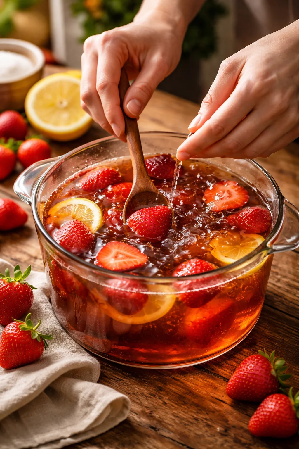 STRAWBERRY SWEET TEA