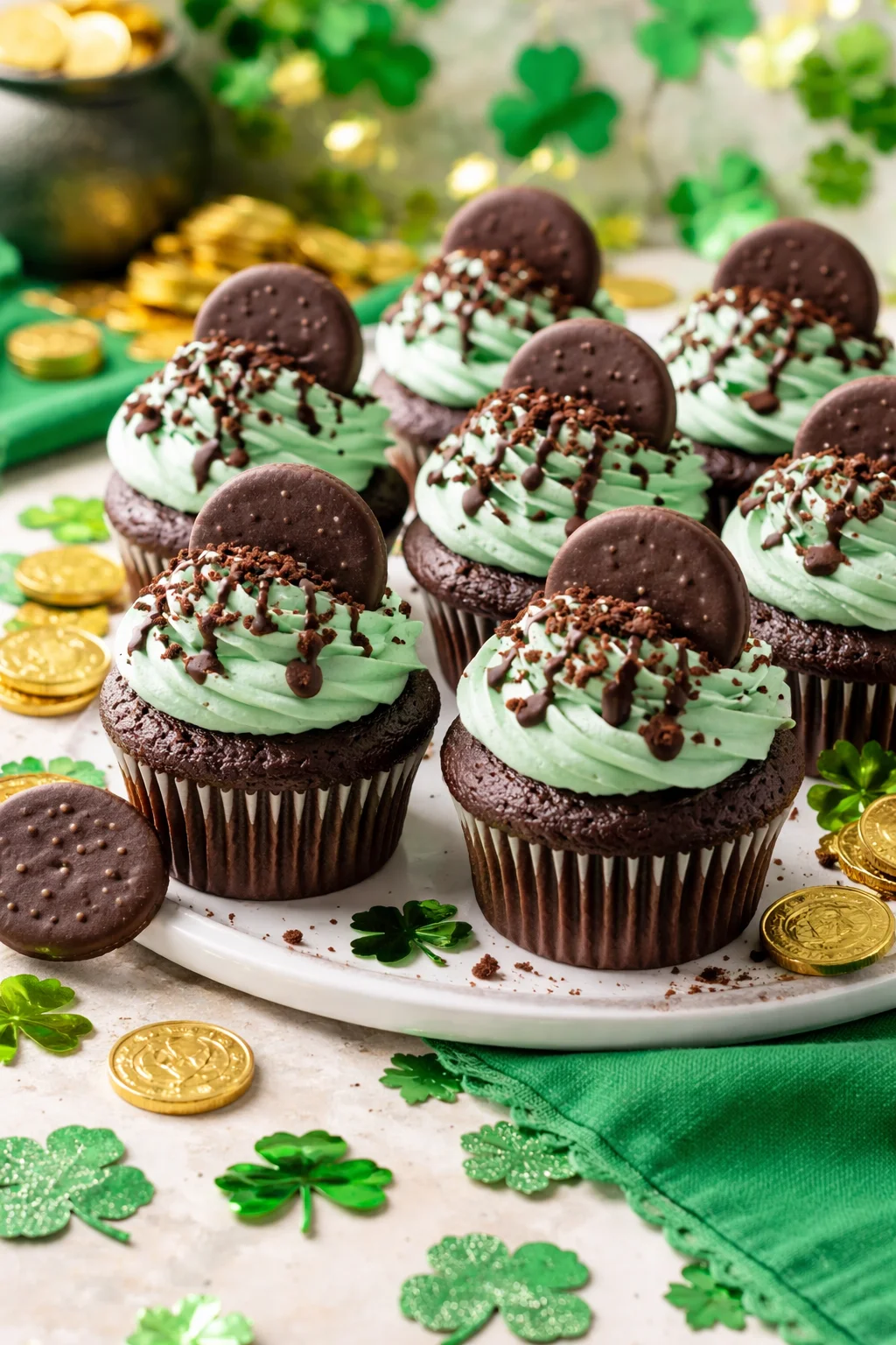 THIN MINT CUPCAKES
