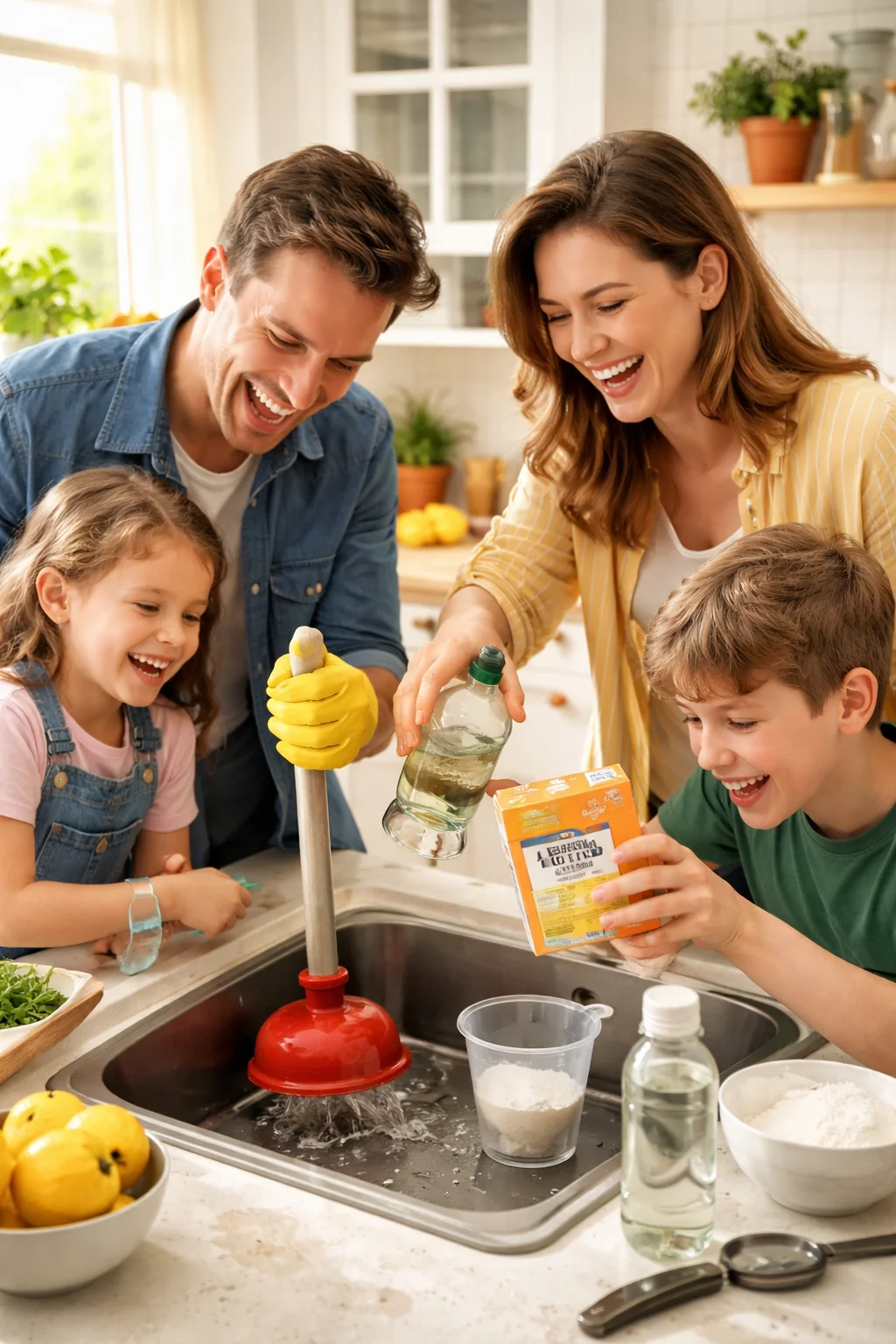 Vinegar Magic: Unclog Drains Without Harsh Chemicals