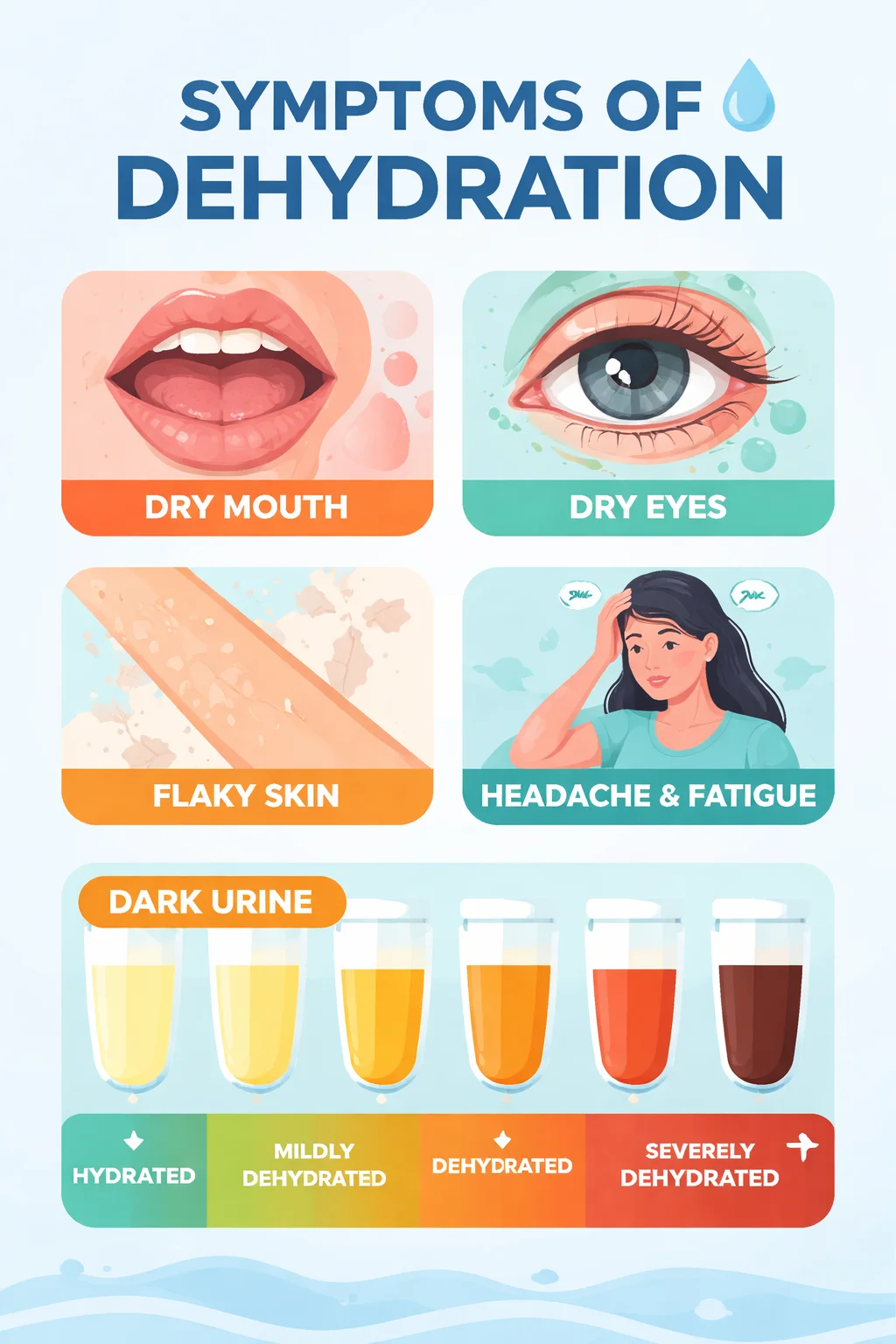 Where Your Body Shows Dehydration First