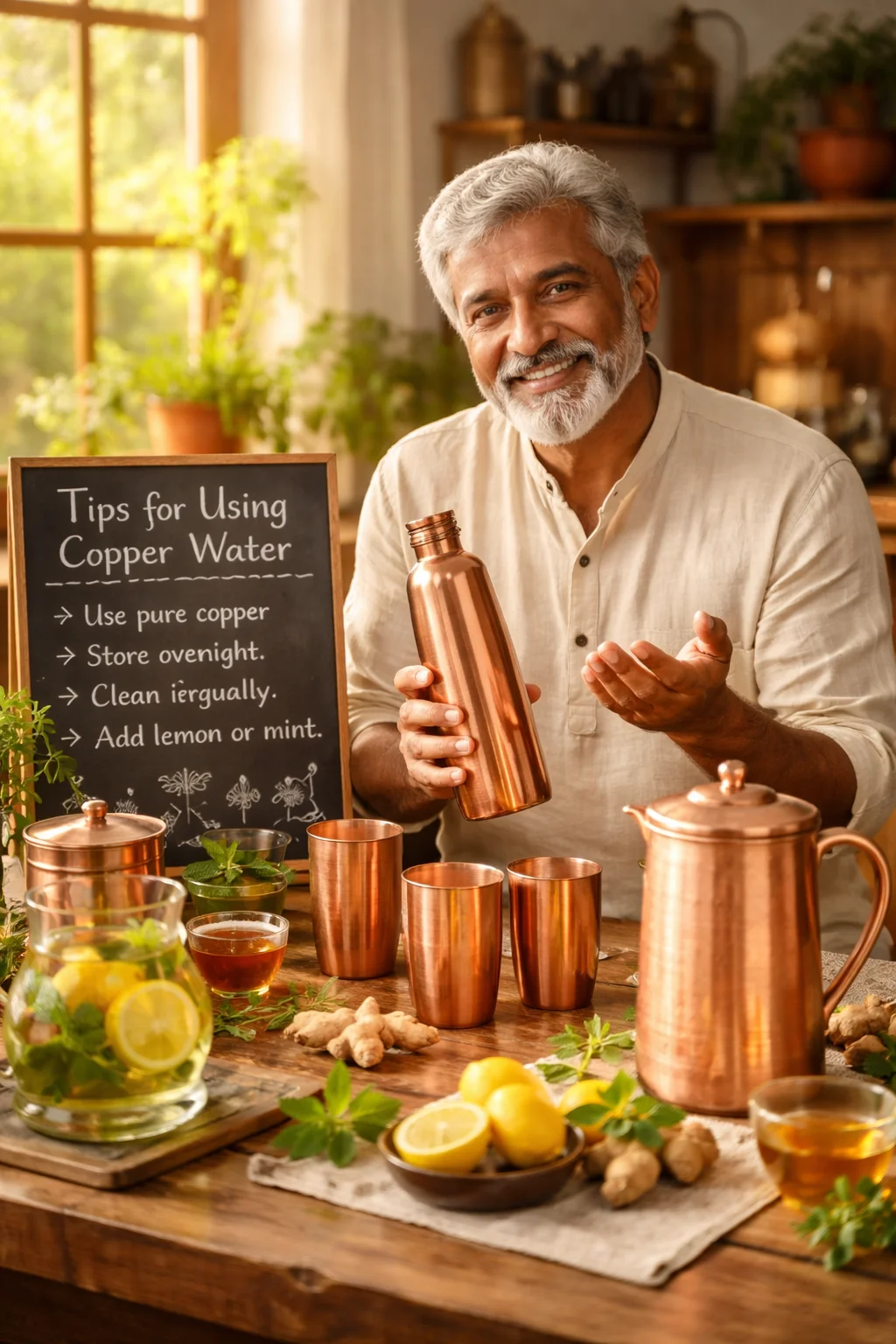 Why Our Ancestors Drank Water From Copper Containers