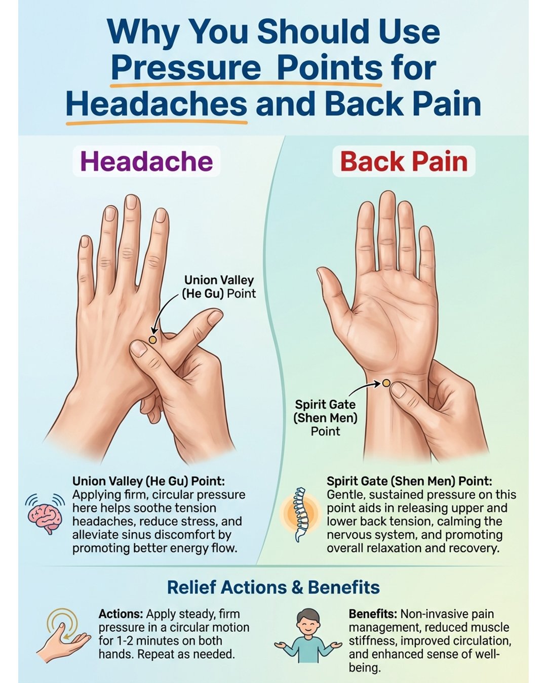 Unlocking the Power Of Pressure Points For Headaches And Back Pain