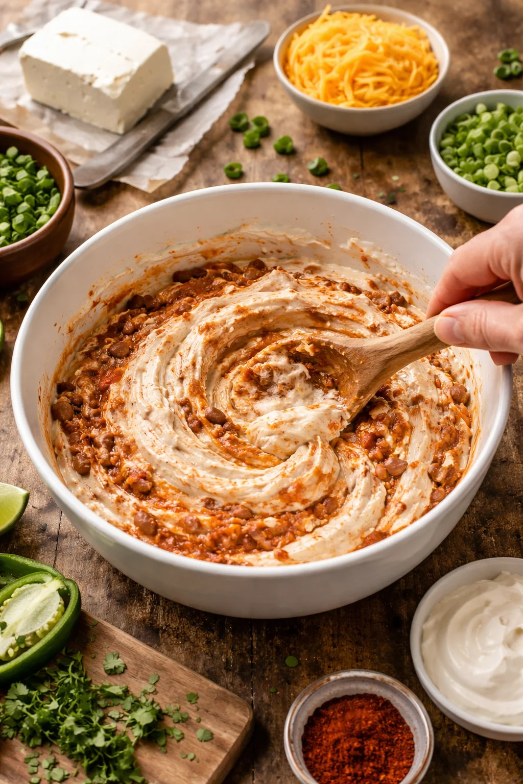 3 INGREDIENT CHILI CHEESE DIP