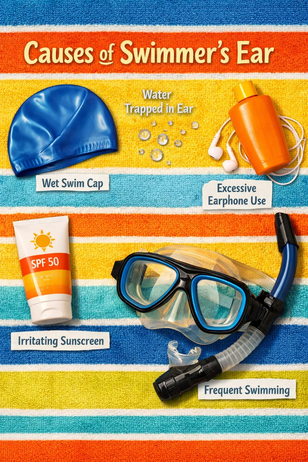 Applying Vaseline Around the Ear Before Swimming Can Help Prevent Swimmer's Ear