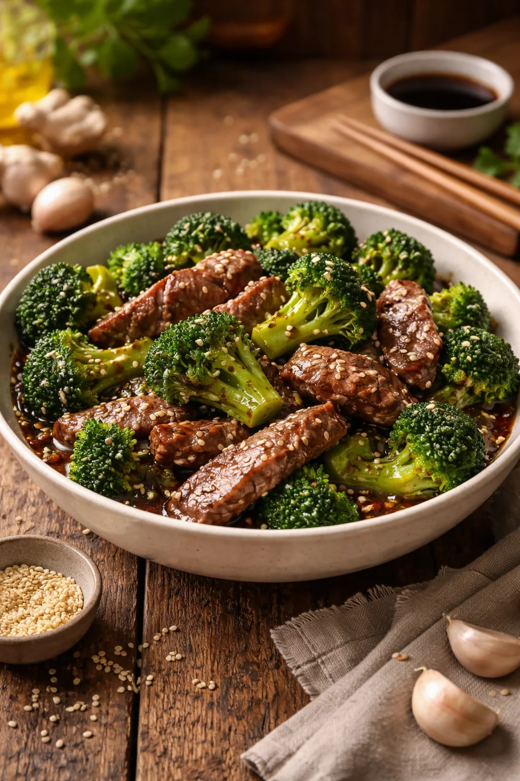 BEEF AND BROCCOLI