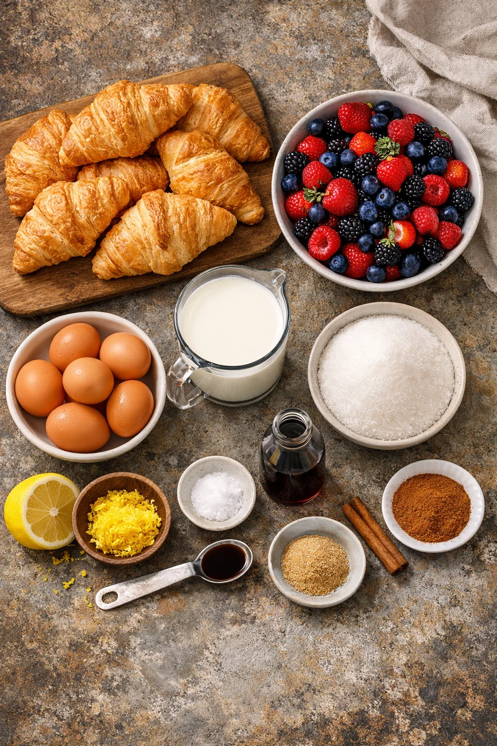 Berry Breakfast Croissant Bake