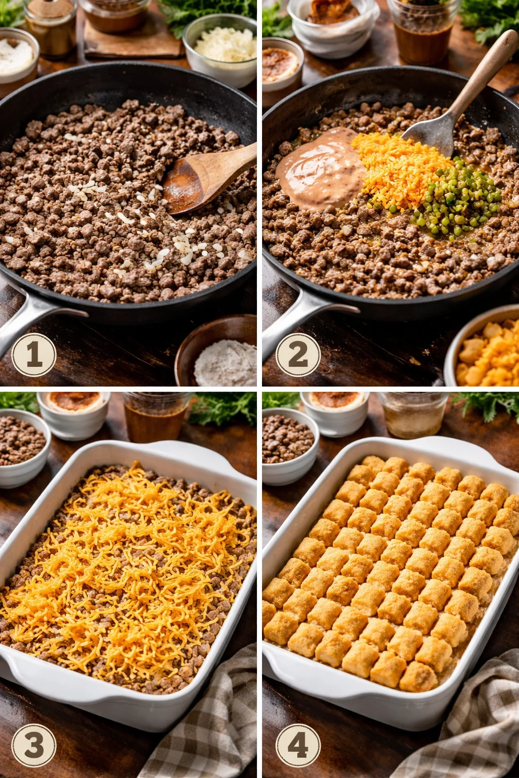 Big Mac Tater Tot Casserole