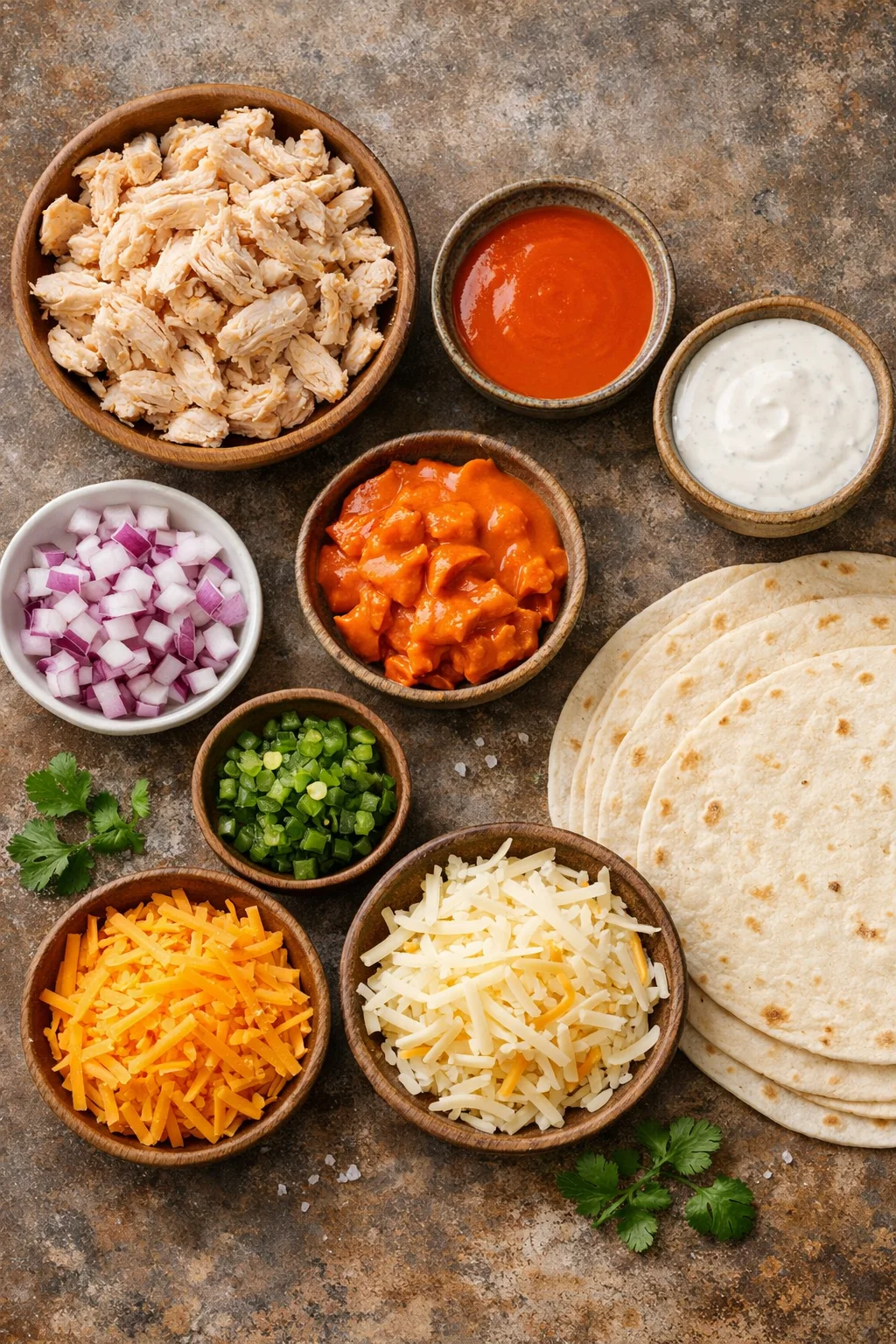 Buffalo Chicken Quesadilla