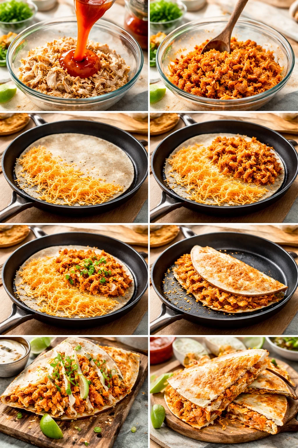 Buffalo Chicken Quesadilla