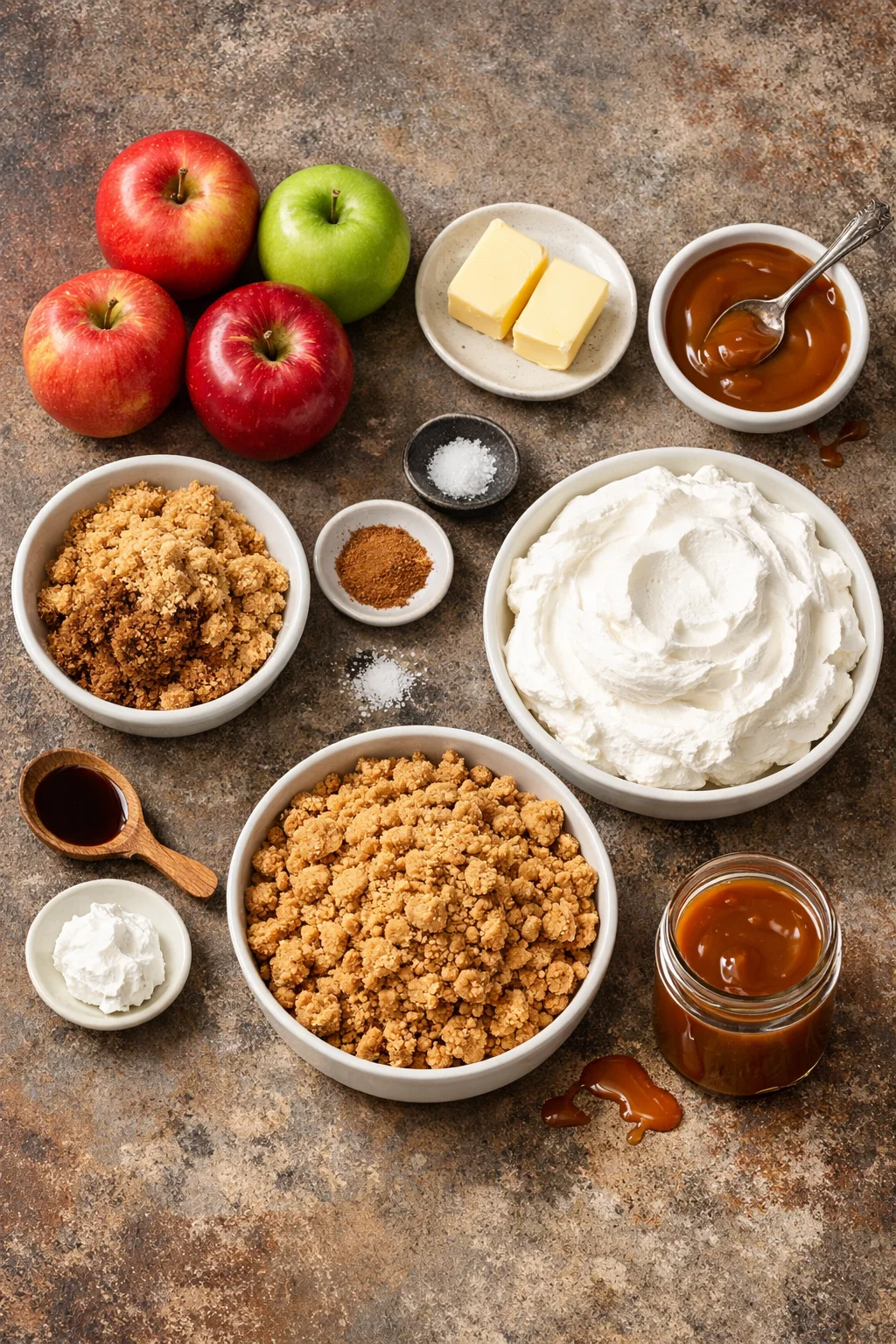CARAMEL APPLE DESSERT CUPS