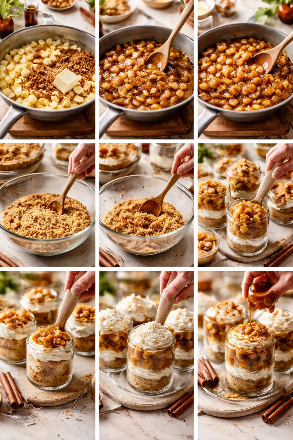 CARAMEL APPLE DESSERT CUPS