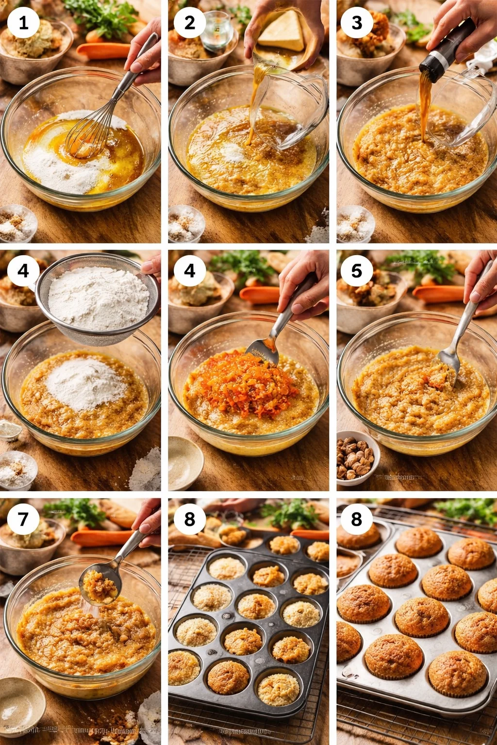 CARROT CAKE CUPCAKE FOR EASTER