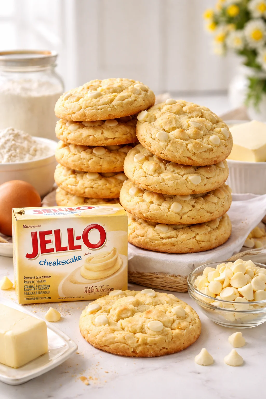 Cheesecake Pudding Cookies