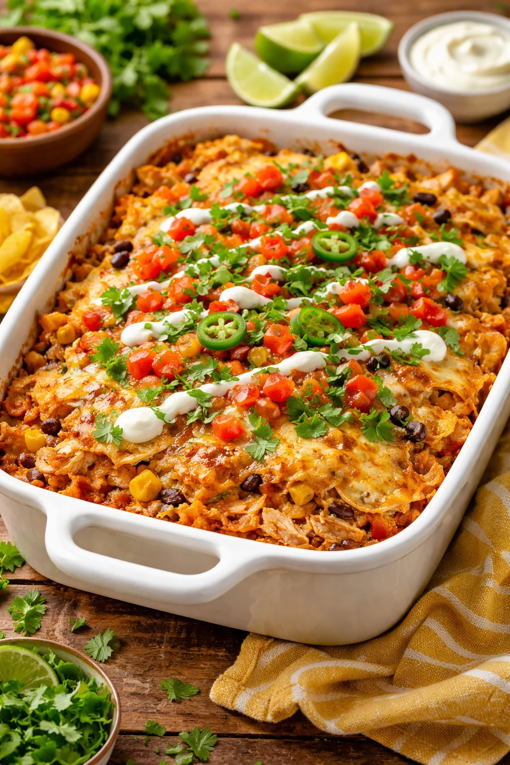 CHICKEN TACO CASSEROLE