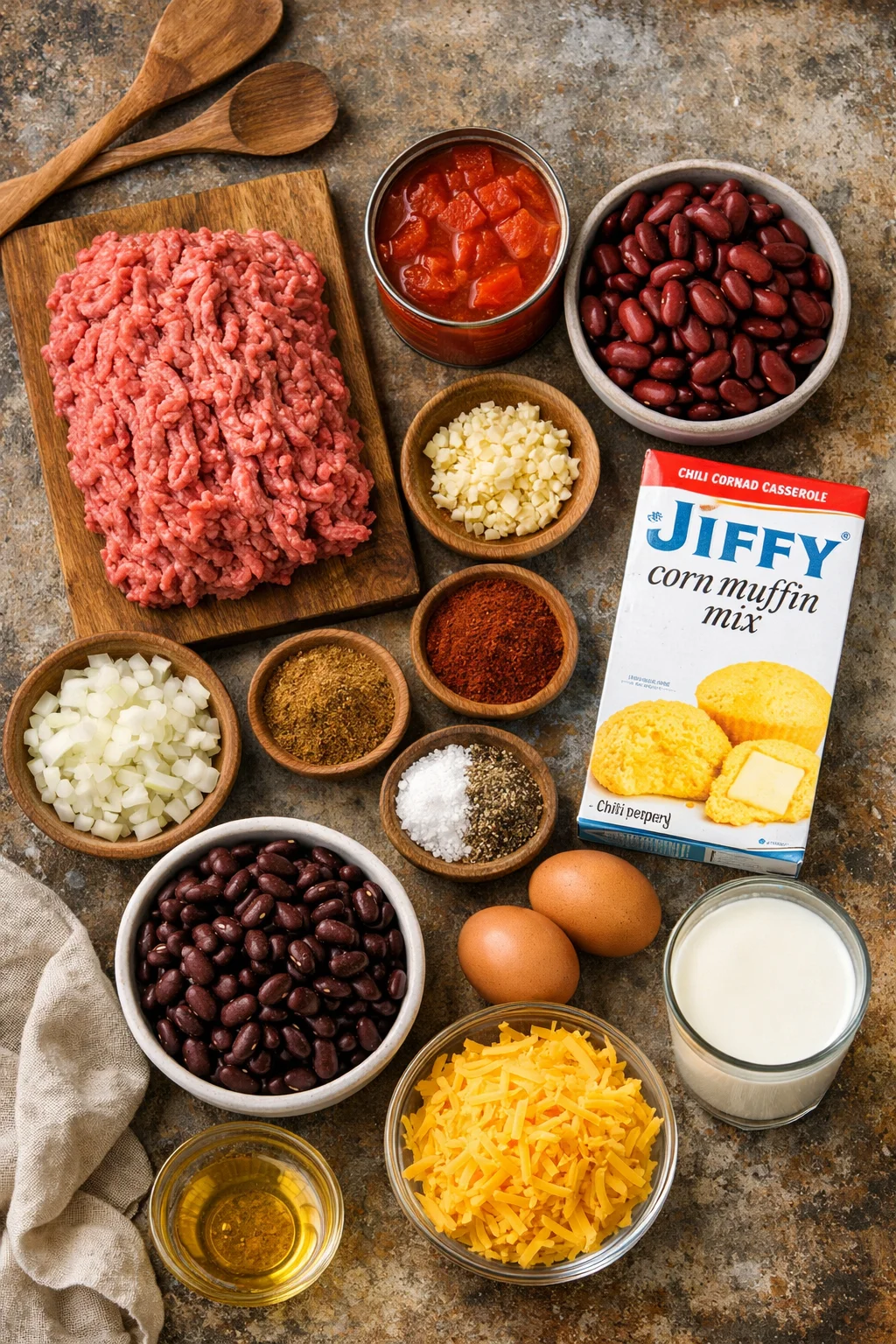 CHILI CORNBREAD CASSEROLE RECIPE