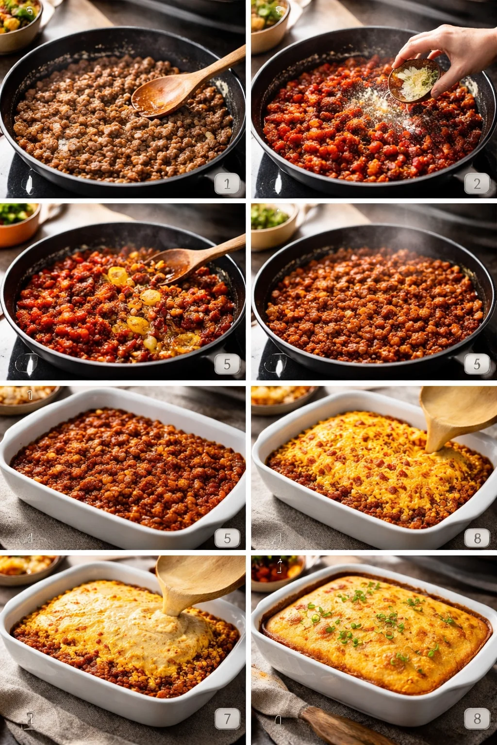 CHILI CORNBREAD CASSEROLE RECIPE