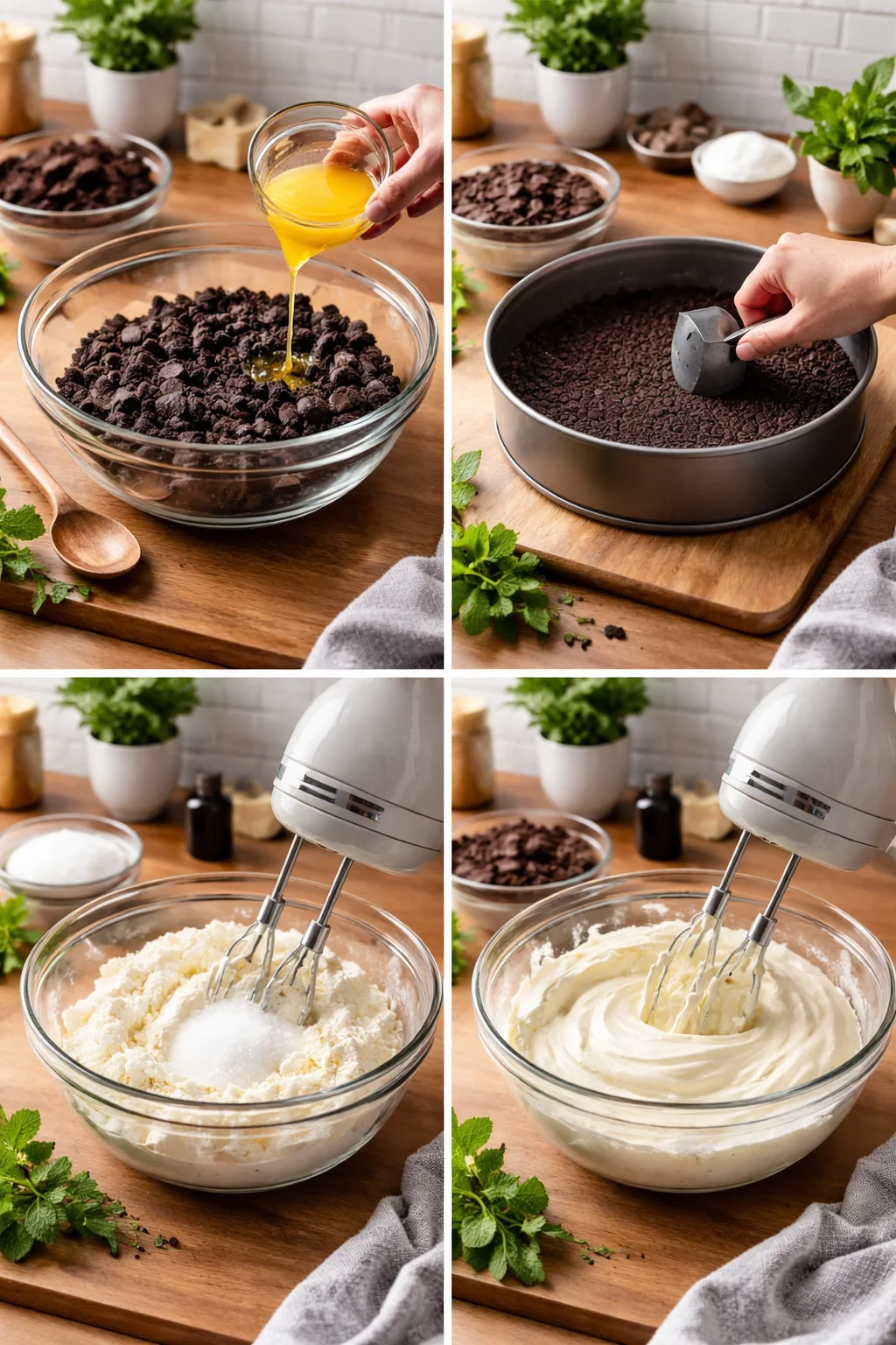 Chocolate Mint Cheesecake