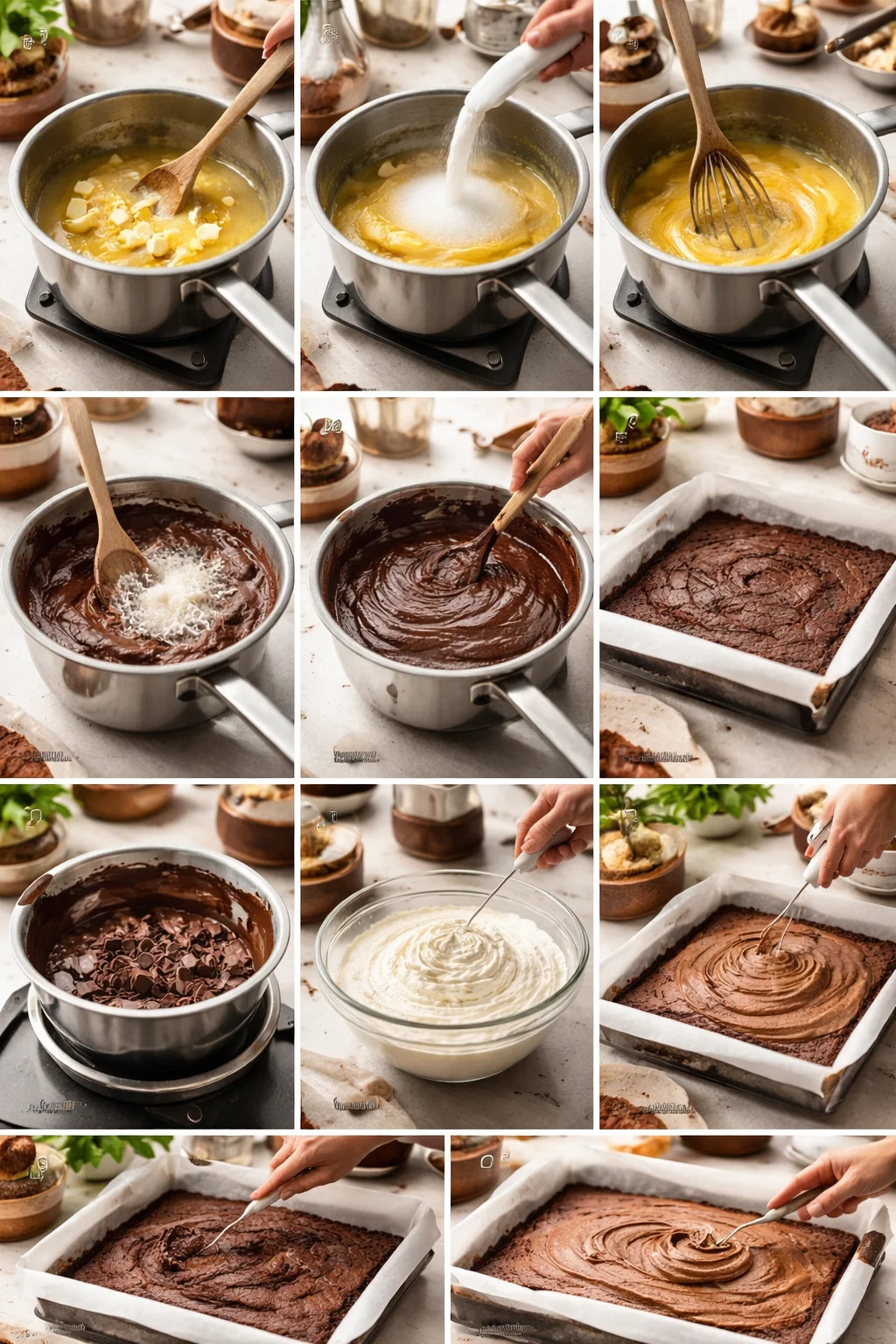 Chocolate Mousse Brownies