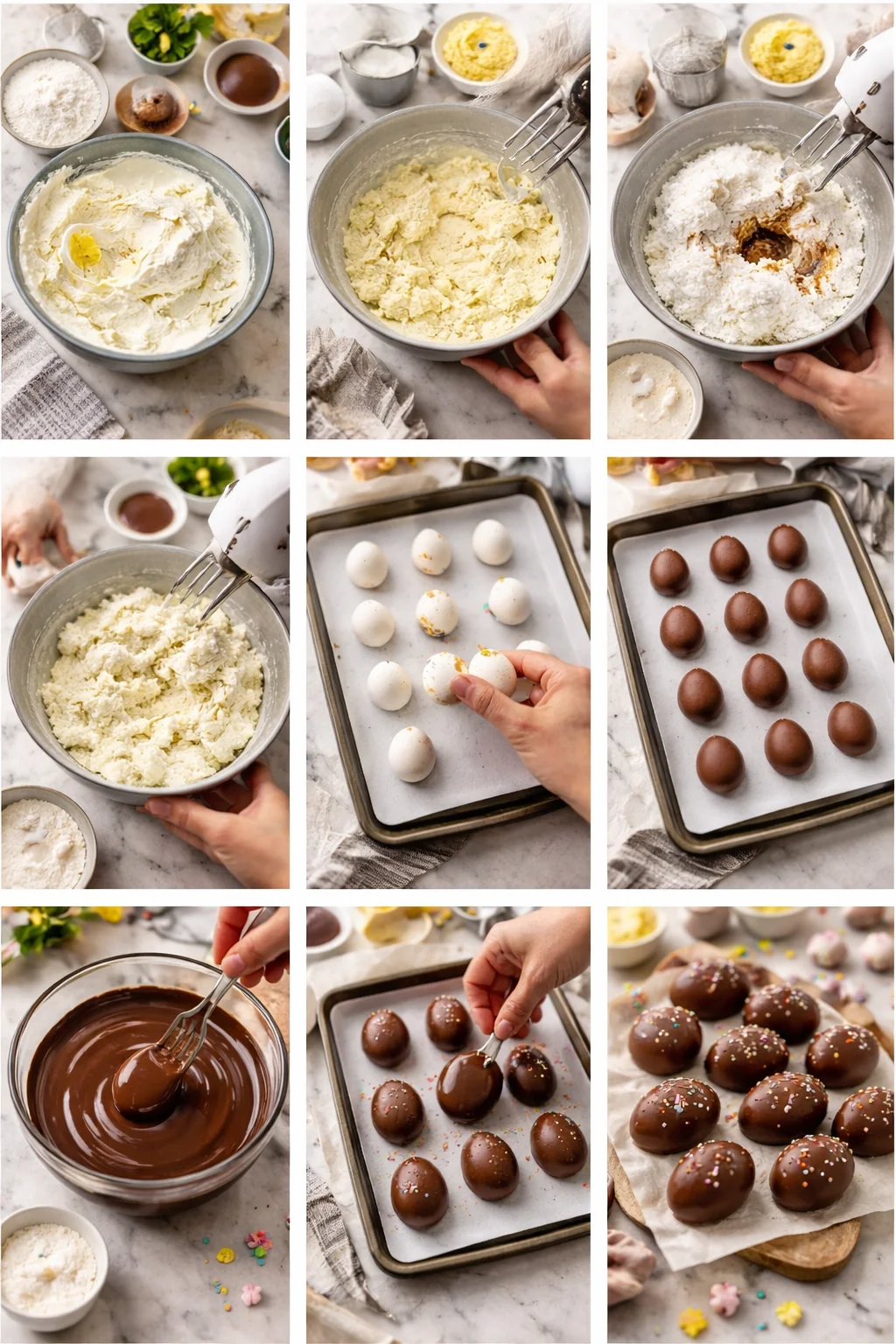 Coconut Cream Easter Eggs