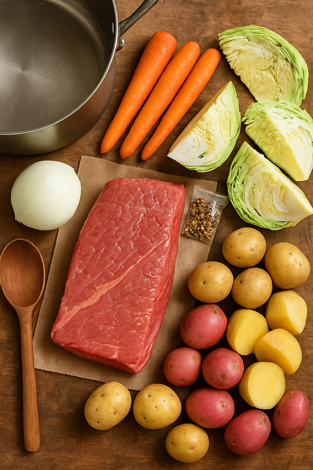 CORNED BEEF & CABBAGE