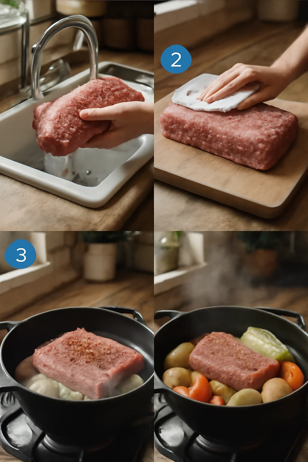 CORNED BEEF & CABBAGE