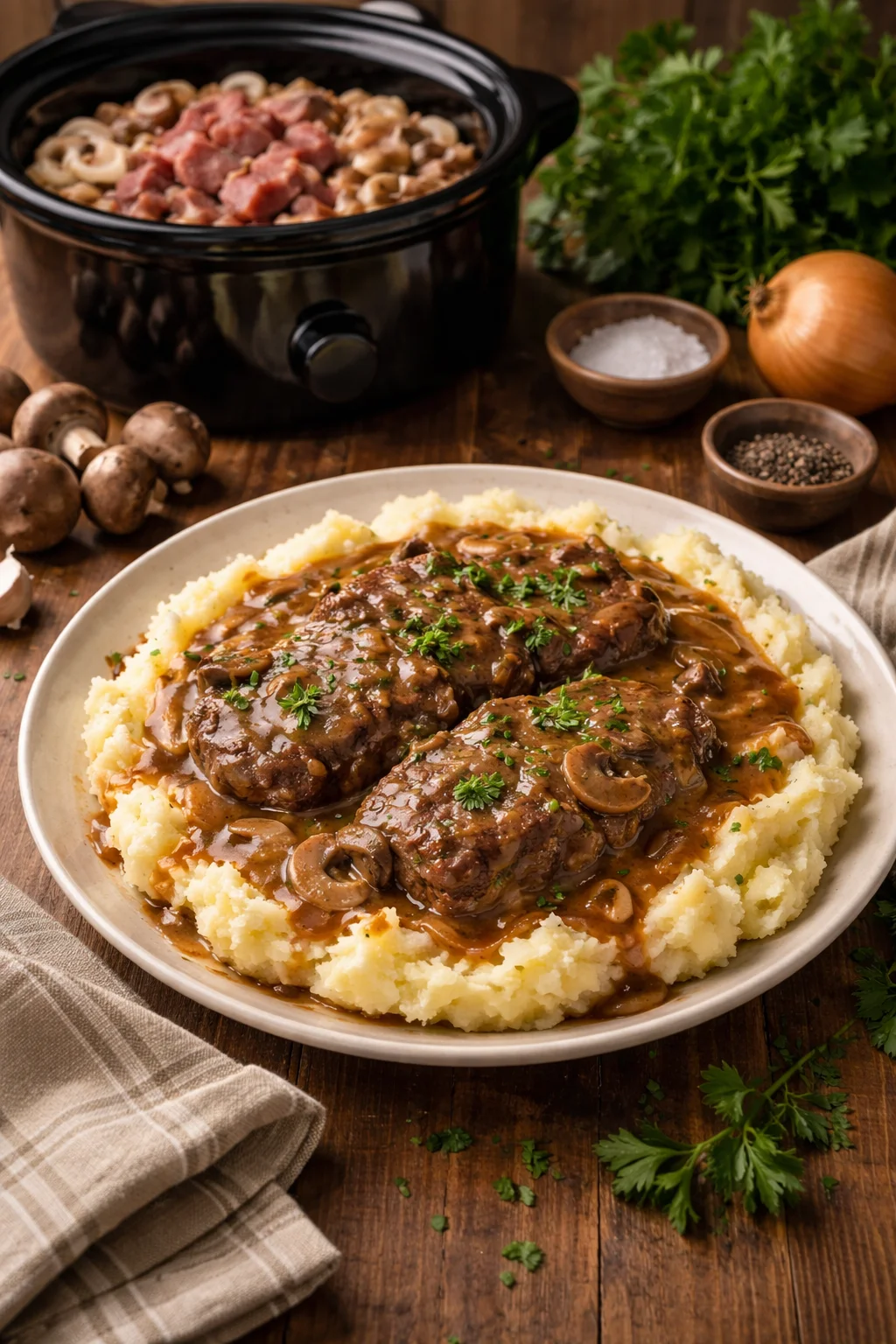 Crock Pot Cube Steak