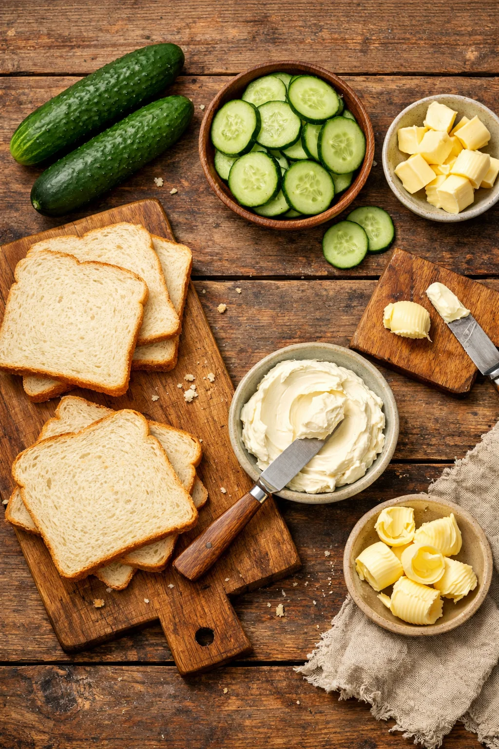 CUCUMBER TEA SANDWICHES