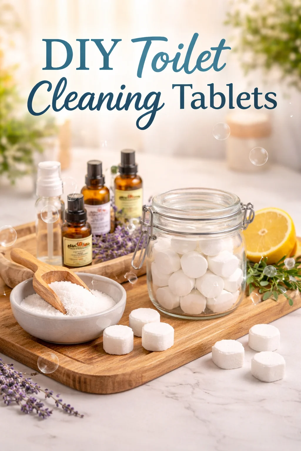 DIY Toilet Cleaning Tablets: Drop One In, Walk Away Clean