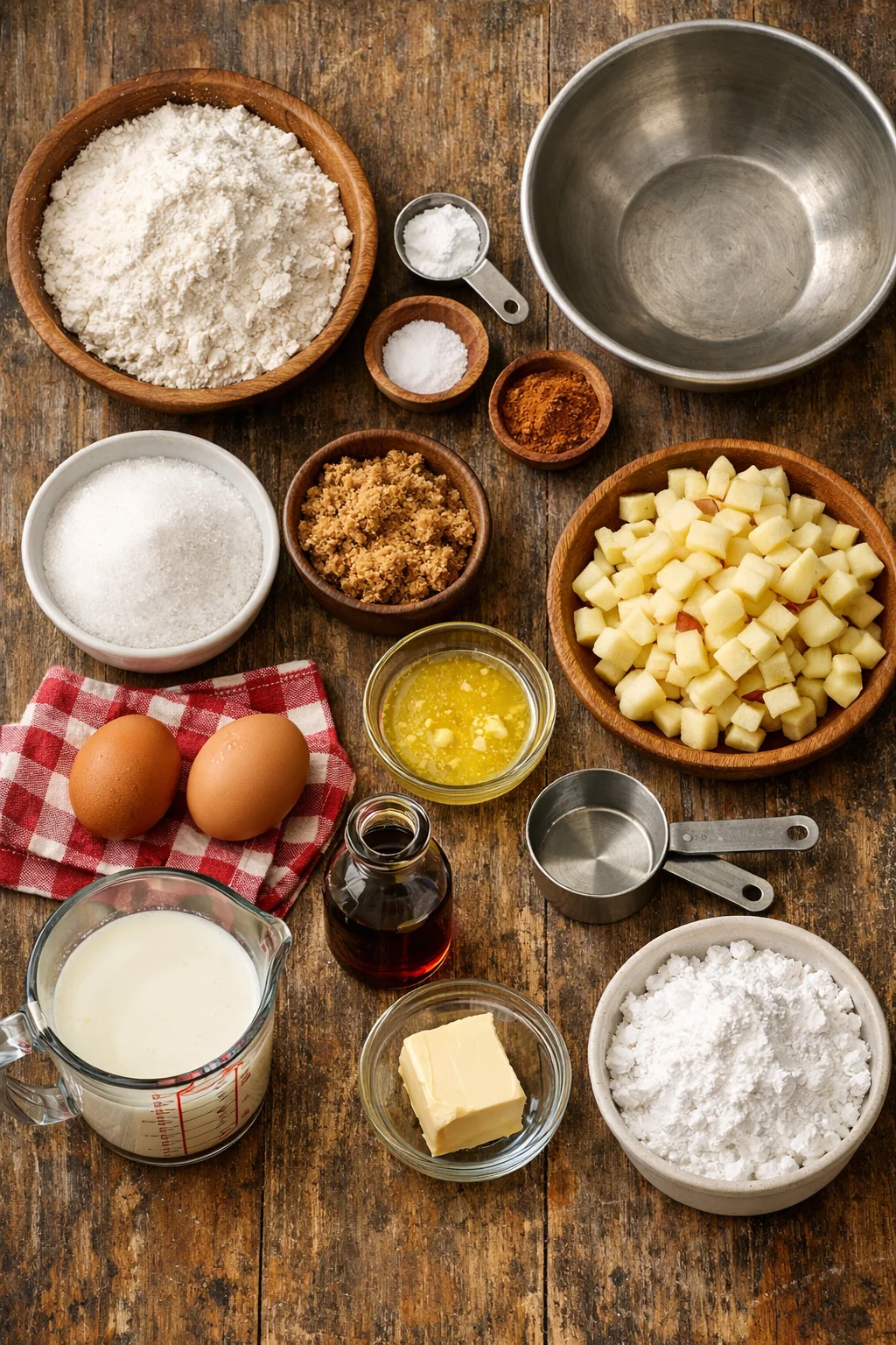 Glazed Apple Fritter Bread
