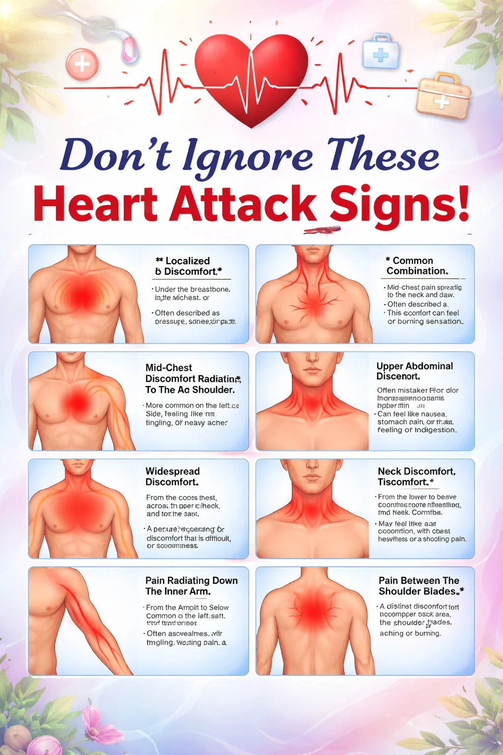 Heart Attack Warning Signals Most People Ignore Until It’s Too Late